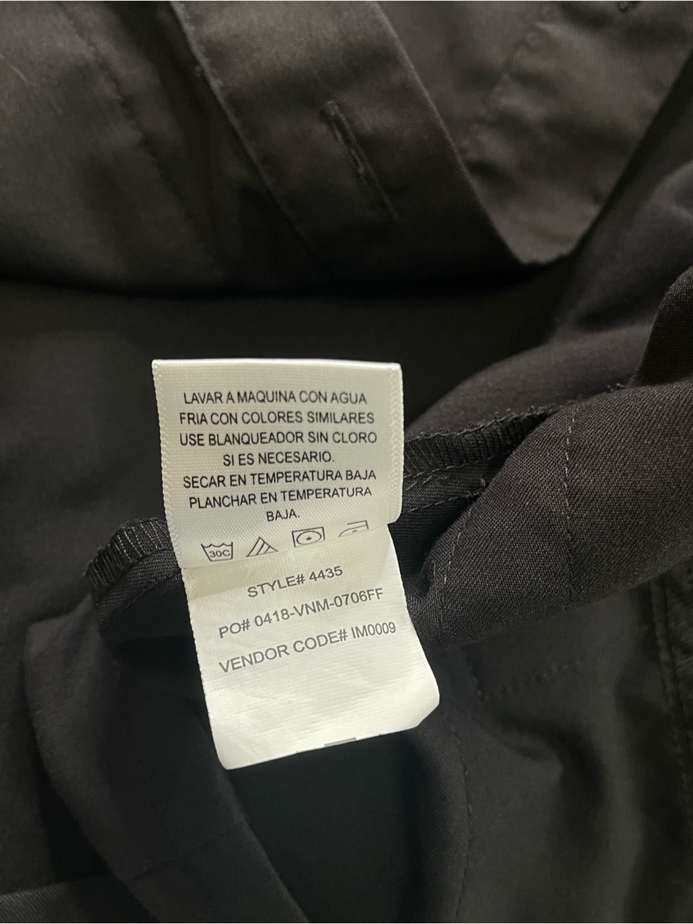 Grey's Anatomy Black Button-Front Medical Jacket~ Size Small - Picture 9 of 10